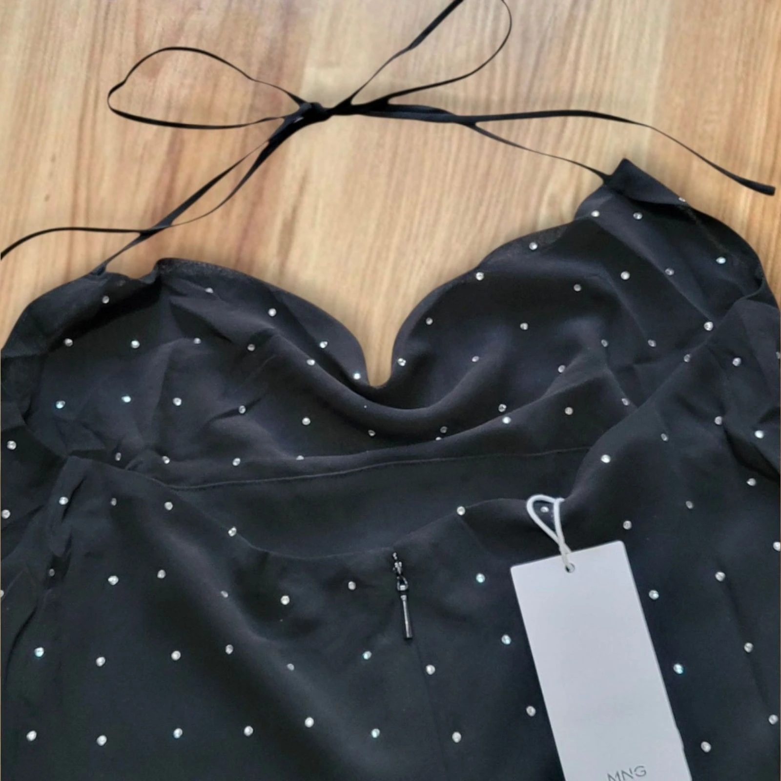 Black strass dress – photo 4